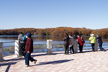 紅葉時の狭山湖