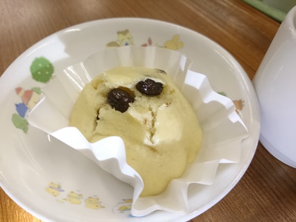 豆蒸しパンの写真です。