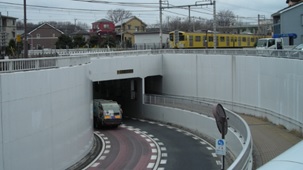 狭山ケ丘跨道橋の写真