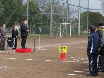 開会式での市長挨拶