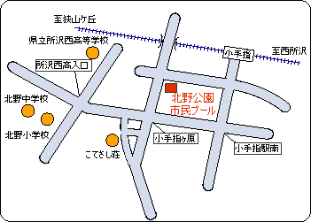 市民プール周辺図