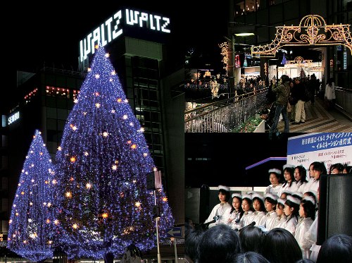 イルミネーション（所沢駅西口）の写真